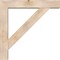Ekena Millwork Traditional Block Smooth Bracket w/ Offset Brace, Douglas Fir, 7 1/2"W x 42"D x 42"H BKT0806X42X42TRA05SDF - alternate 2